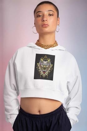 Crop Hoodie (Women) - Alfa Wolf (5 Colours)