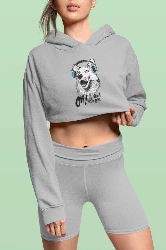 Crop Hoodie (Women) - Howl You Doing? (5 Colours)