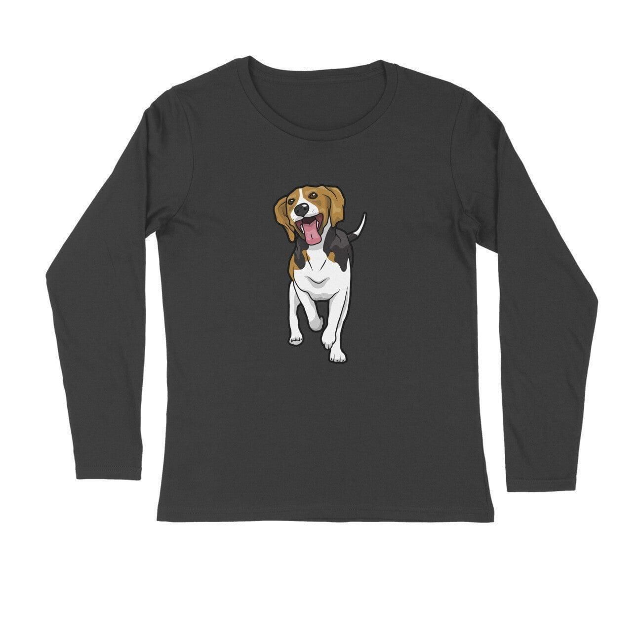 Full Sleeves Round Neck (Men) - Fun Loving Beagle (7 Colours)