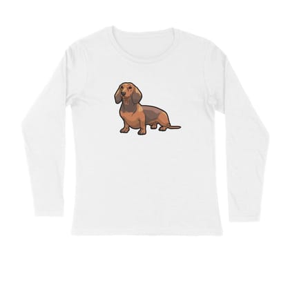 Full Sleeves Round Neck (Men) - Dash Dash Dachshund (7 Colours)