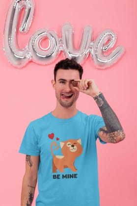 Round Neck T-Shirt (Men) - Be Mine Valentine (5 Colours)