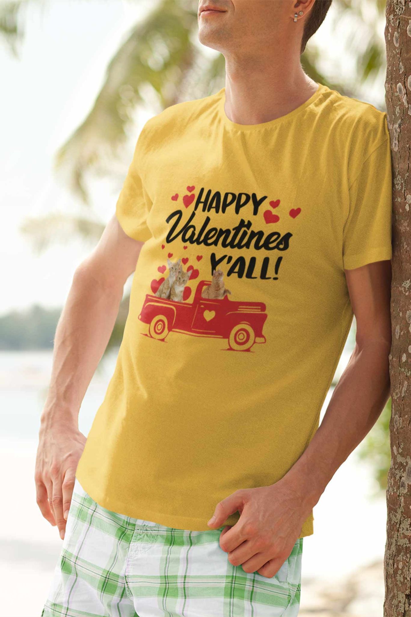 Round Neck T-Shirt (Men) - Valentine's Day Special (6 Colours)