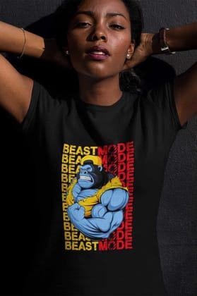 Round Neck T-Shirt (Women) - Beast Mode (14 Colours)