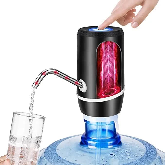 KTS Automatic Wireless Water Can Dispenser Pump, with Rechargeable Battery, Portable Electric Drinking Water Jug Pump