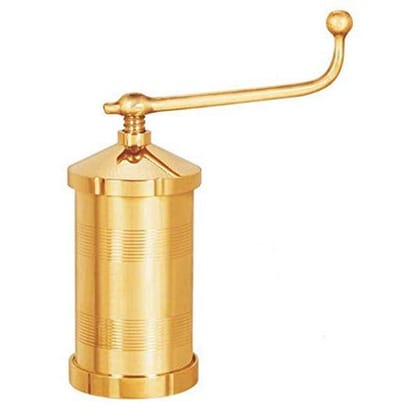 Konquer TimeS KTS Pure Brass Sev Sancha Machine With Free 6 Different Jali For Making Different Types Of Sevaiya, Sev, Gathiya Murukku, Chakli, Bhujia Etc