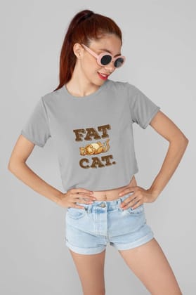 Crop Top (Women) - Fat Cat (12 Colours)