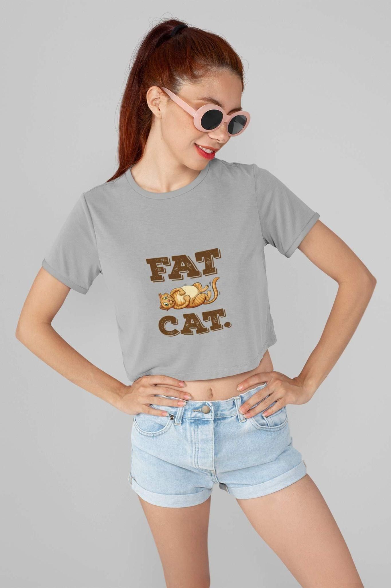 Crop Top (Women) - Fat Cat (12 Colours)