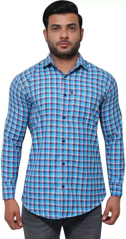 Men Light Grey Printed Slim Fit Casual Shirt