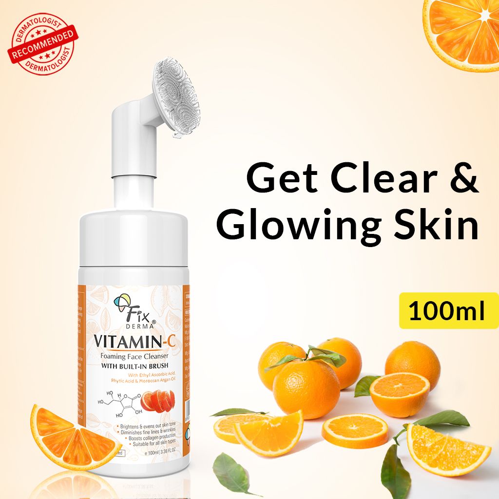 Fixderma Vitamin C Foaming Face Cleanser