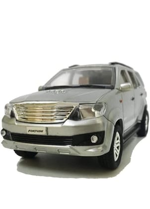 Pull Back Plastic Fortuner Car Toys|Wonderfull Design & Bold Look|Excellent Body|Perfect for Kids Fun (Pack of 1, Multicolor)