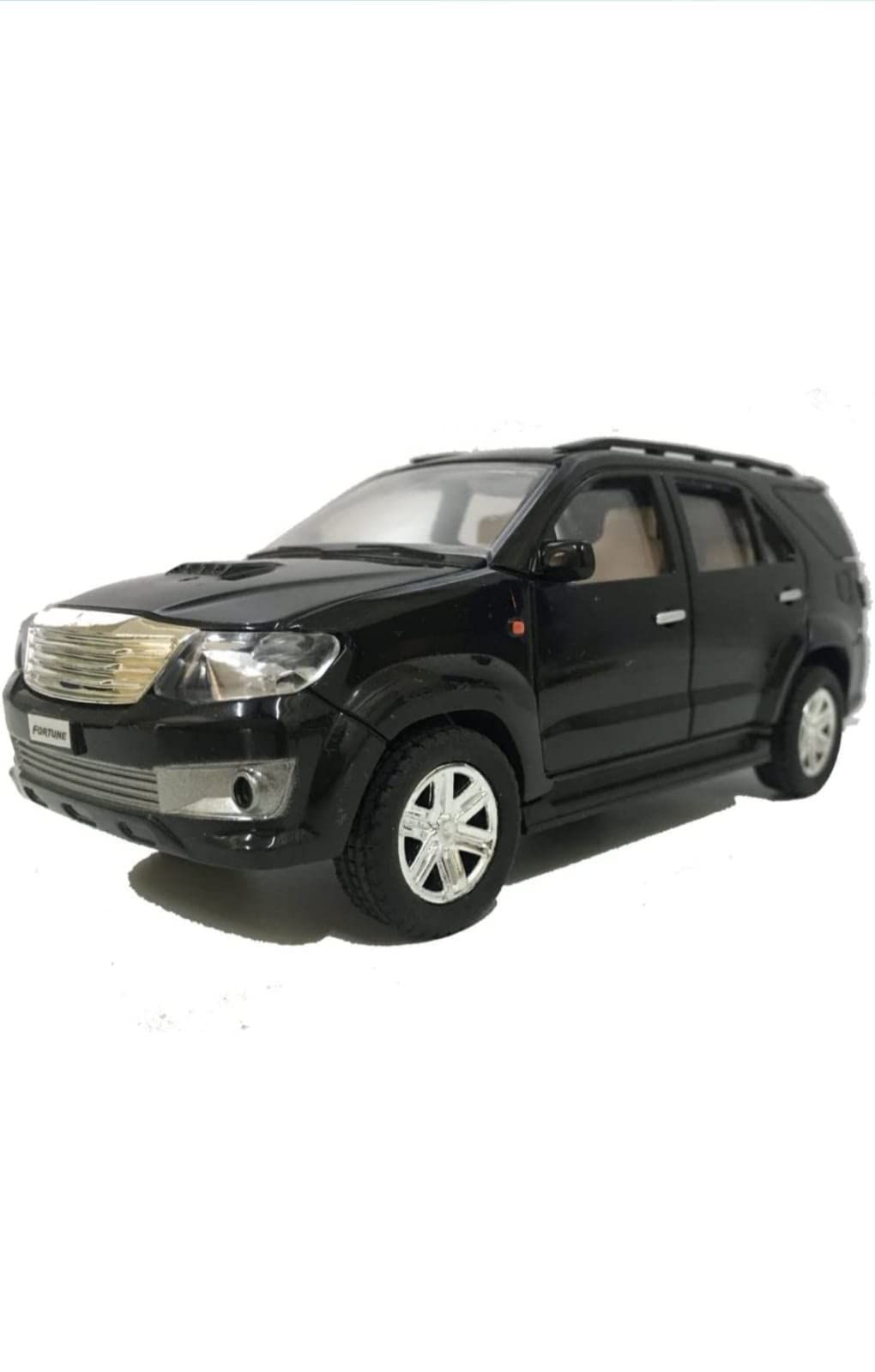 Mehtab Pull Back FORTUNER Toy CAR for Kids. | Wonderful Design and Bold Looks. | Miniature Scaled Models Toy Car Black