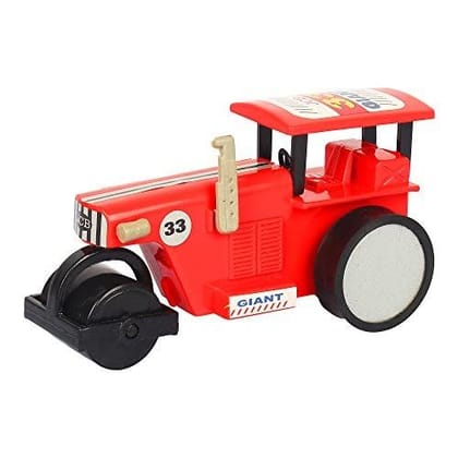 Cube Play Toy Road Roller Miniature Pull Back Action Toy for Kids (Multicolor)