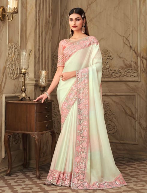 AT SAREES on Instagram: “✨Elegance , simplicity, yet stylish✨ Here's the  most awaited saree,that would steal the loo… | Chiffon saree, Trending  dresses, Plain saree