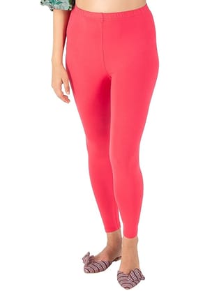 Premium Viscose Stretchable Ankle Length Leggings for Women ( Royal Red)