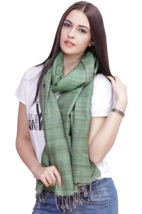 Handloom Men's Scarf (Green)