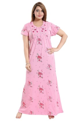 Cotton Nighty | Night Gown| Nightdress | Maxi for Women