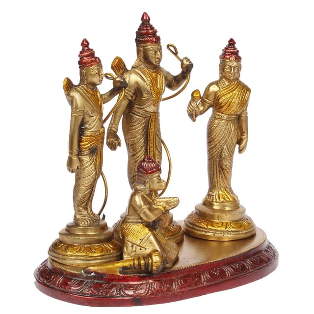 Artvarko Ram Darbar Statue Shree Ram Ji Sita Laxman Hanuman Home D Cor