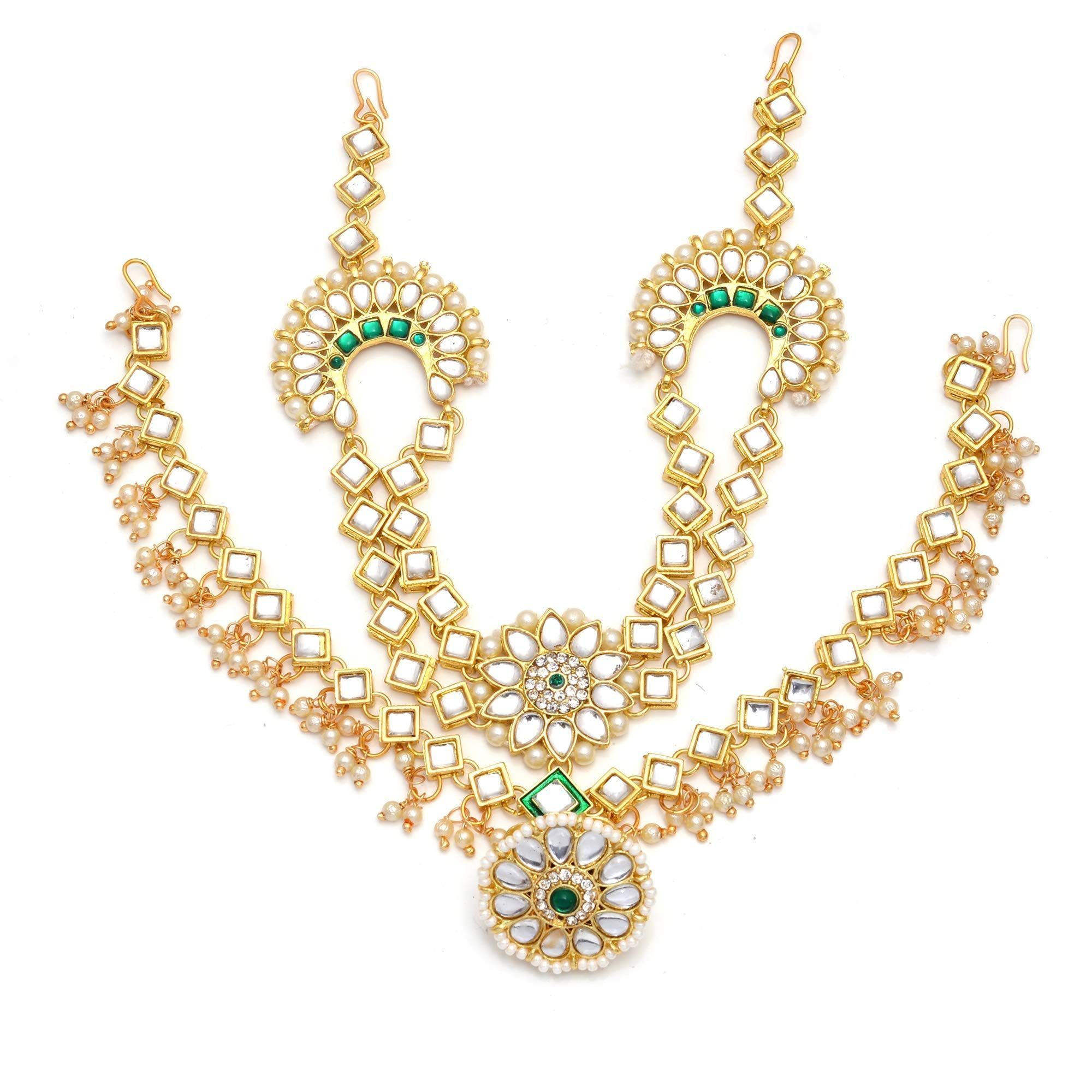 mohit jewellers Trendy rajputi sheeshful with borla for Women