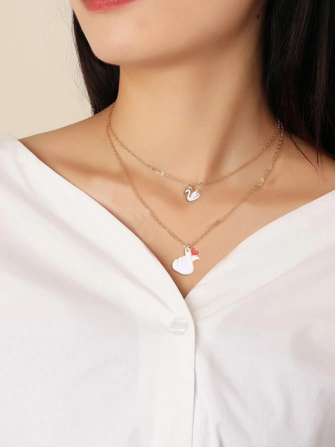 4 deals layer necklace