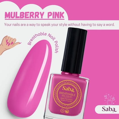 Saba Breathable Halal & Vegan Wudhu Friendly Nail Polish