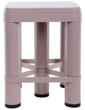 Nayasa Plastic Aarohi13 Stool (Glossy Finish,Brown,Stool_518_XL_Brown)-by Aarohi13