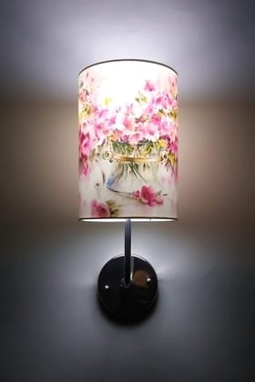 LIGHT ANGLE Handmade Crafted Scented Flowers Sconce Lamp Shade (Multicolour)