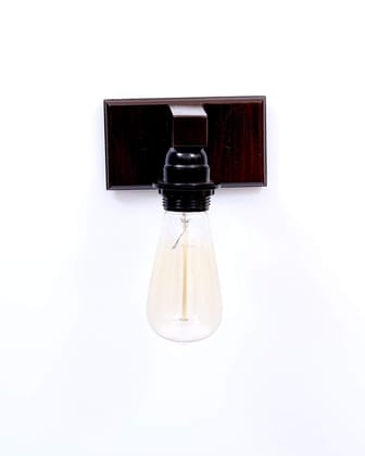 LIGHT ANGLE Handmade Surface Mounted Wall Scone Lamp (Brown, Medium)