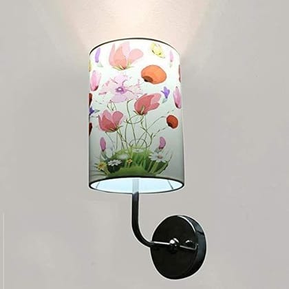 LIGHT ANGLE Handmade Standard Decorative Round Shade Wall Light, Multicolour