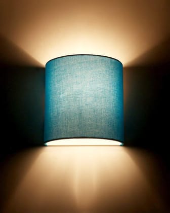 Light Angle Handmade Fabric Wall Lamps for Bedroom (Sky)