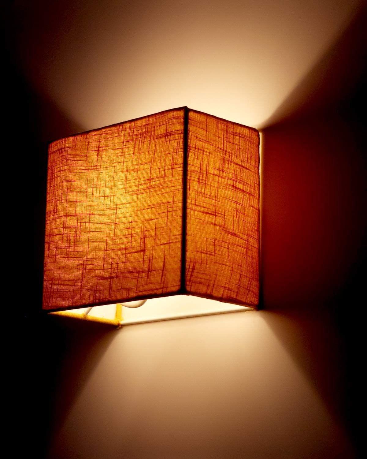 LIGHT ANGLE Handmade Wall Lamps Shade (Yellow)