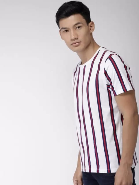 Striped Cotton-Blend Jersey T-Shirt