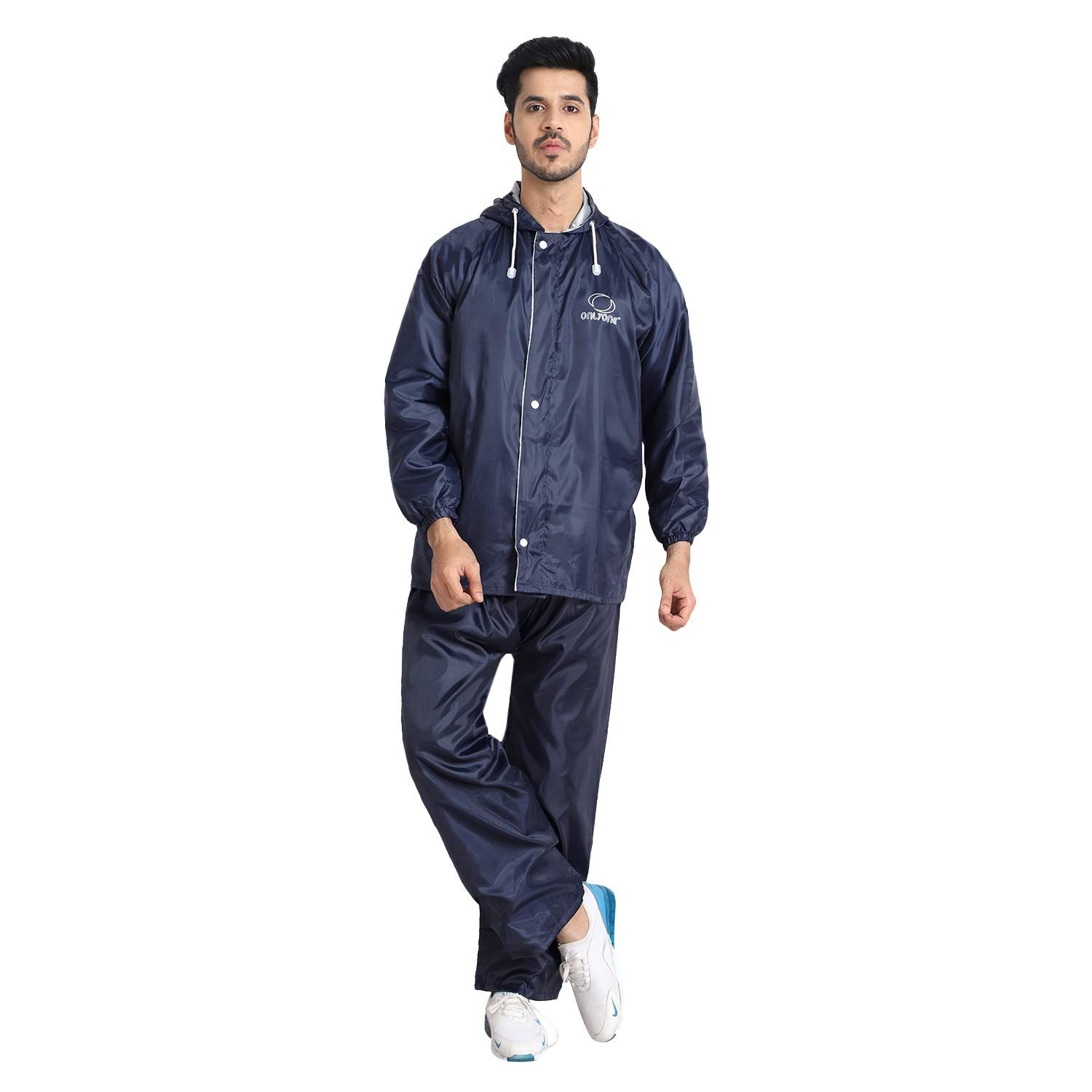 Men's & Women's Waterproof Reversible Raincoat with Pant