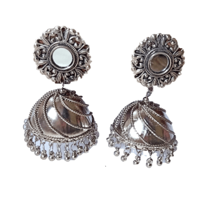 Oxidized Jhumka earring