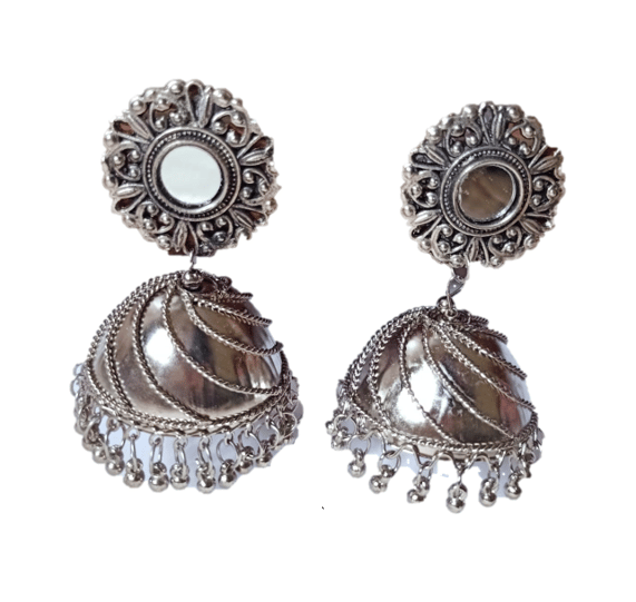 Buy ANTICO Traditional Ethnic Casual Western Blue Oxidized Chain Jhumka  Jhumki Earrings for Girls Online at Best Prices in India - JioMart.