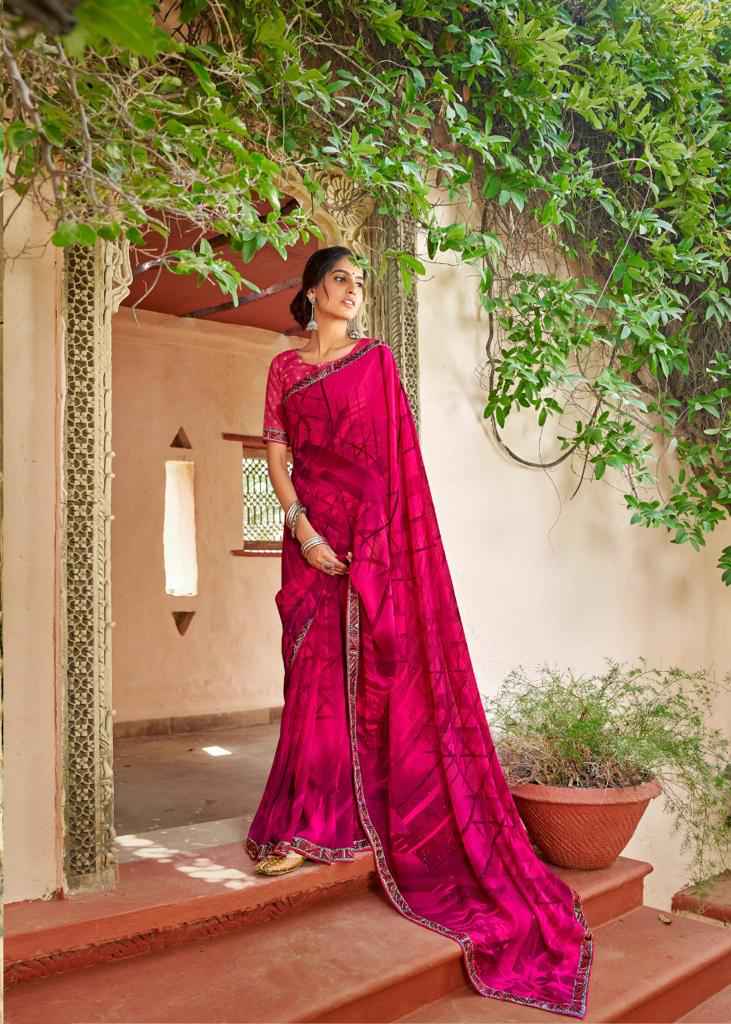 Kashvi Sadhna Stylish Ethnic Wear Georgette Saree