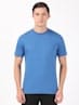 Men's Solid Round Neck T-Shirt (Bright Cobalt)