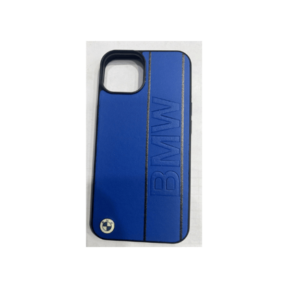 BMW Real Leather Hard Case for Iphone 14