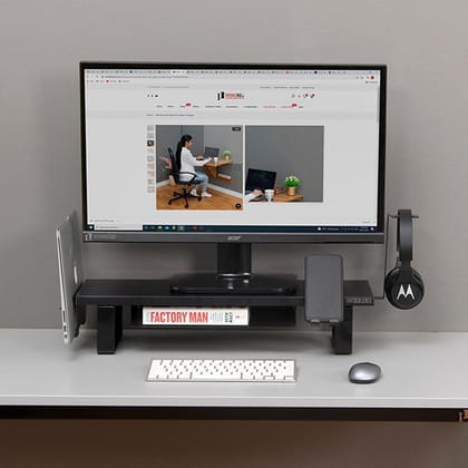 Monitor Riser Stand with Accessories