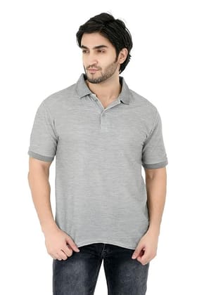 Men Polo Collar Neck Casual T-Shirt