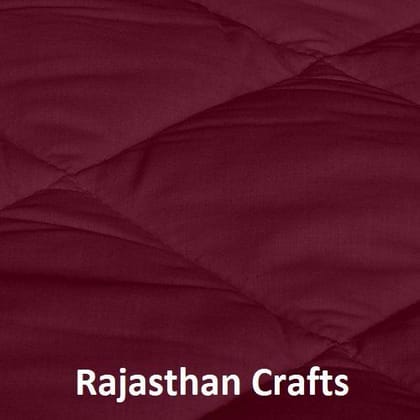 Rajasthan Crafts Microfiber 240 TC Mattress Protector (Maroon_King)