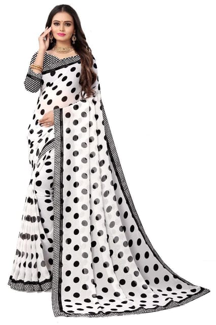 Buy Itkila Woven Jamdani Cotton Silk Saree (White, Black) Online at Best  Prices in India - JioMart.