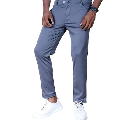 Cargo Regular Fit Mens Trousers Pack of 1 Colour Gray