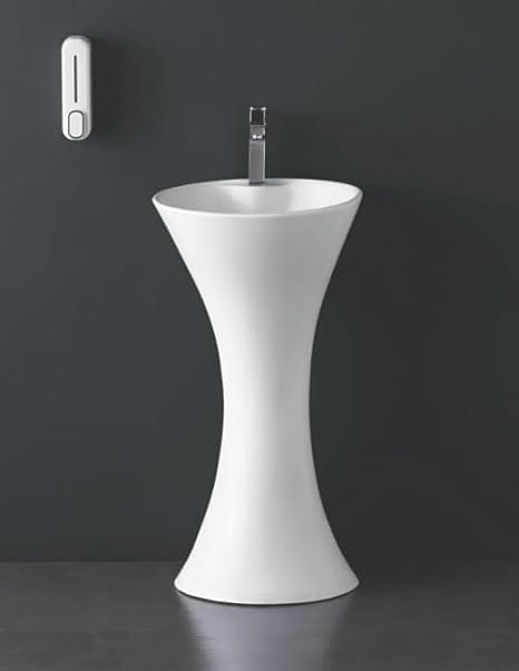 Wash Basin, White, Ceramic Finish