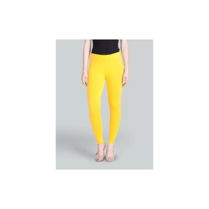 Ankle Length Ethnic Wear Legging  (Yellow, Solid)