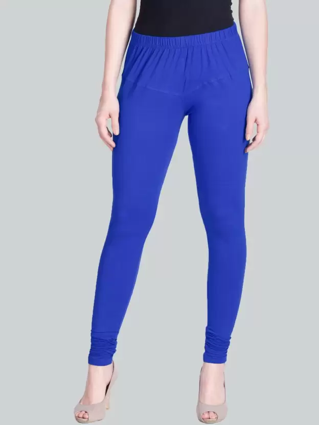 Ankle Length Ethnic Wear Legging  (Blue, Solid)