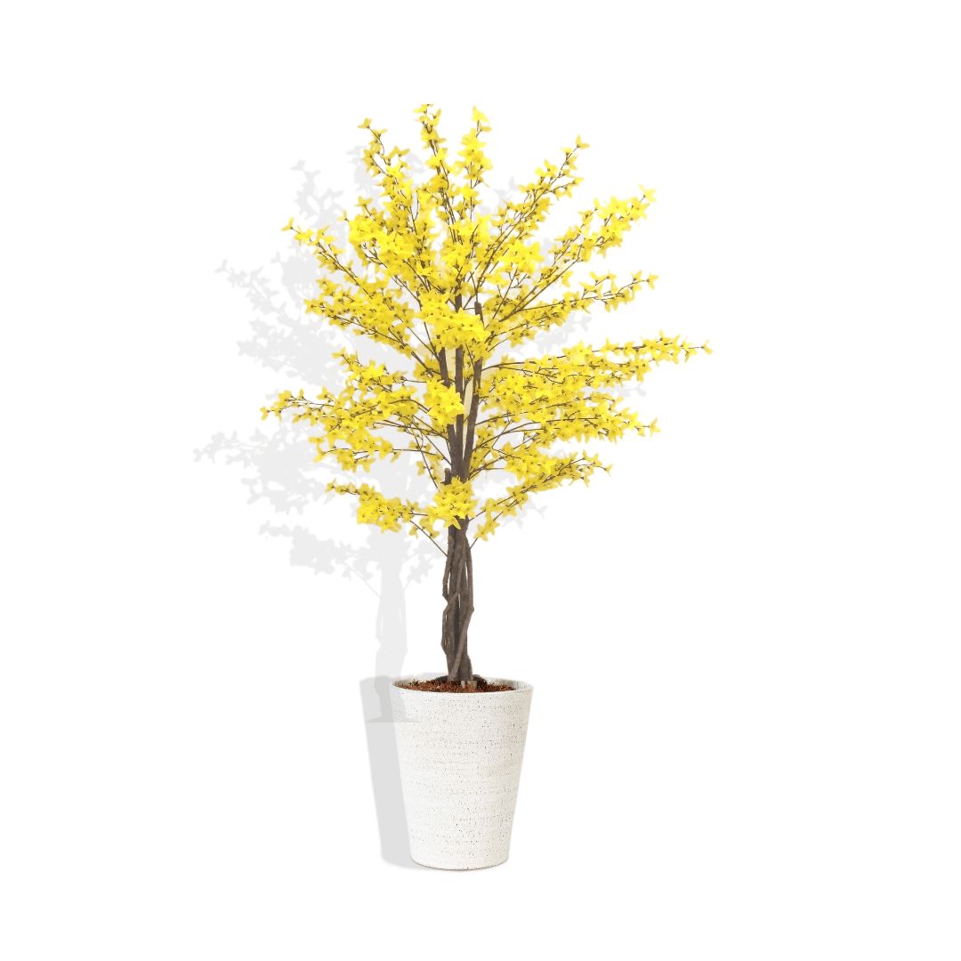 Euroxo Artificial Yellow Winter Jasmin 4.5 feet