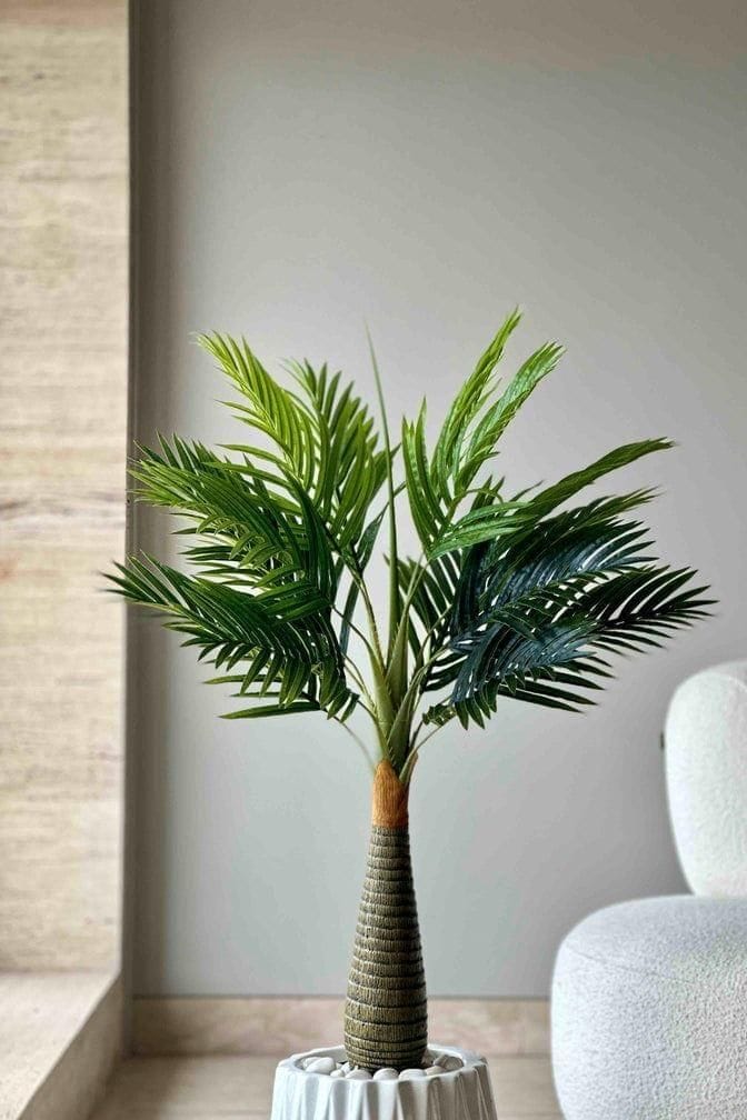 Euroxo Artificial Bottle Palm Tree - 3.5 Feet