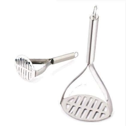 Vessel Crew Any Kitchen Stainless Steel Potato Vegetable Masher/Pressers (Silver)