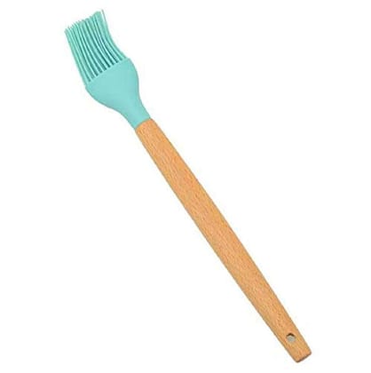 Vessel Crew Sillicon Oil Bush, Wood Handle Pastry Brush (Multicolor)