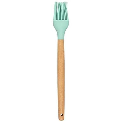 Vessel Crew Silicone Pasrty Oil Basting Brush with Wooden Handle for Kitchen use (Pack of 1)